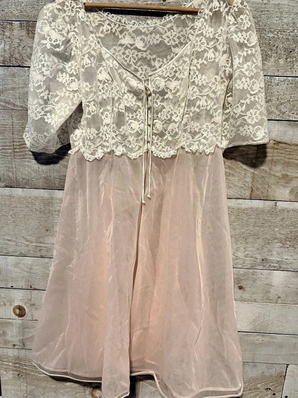 Vintage Vanity Fair Night dress overlay